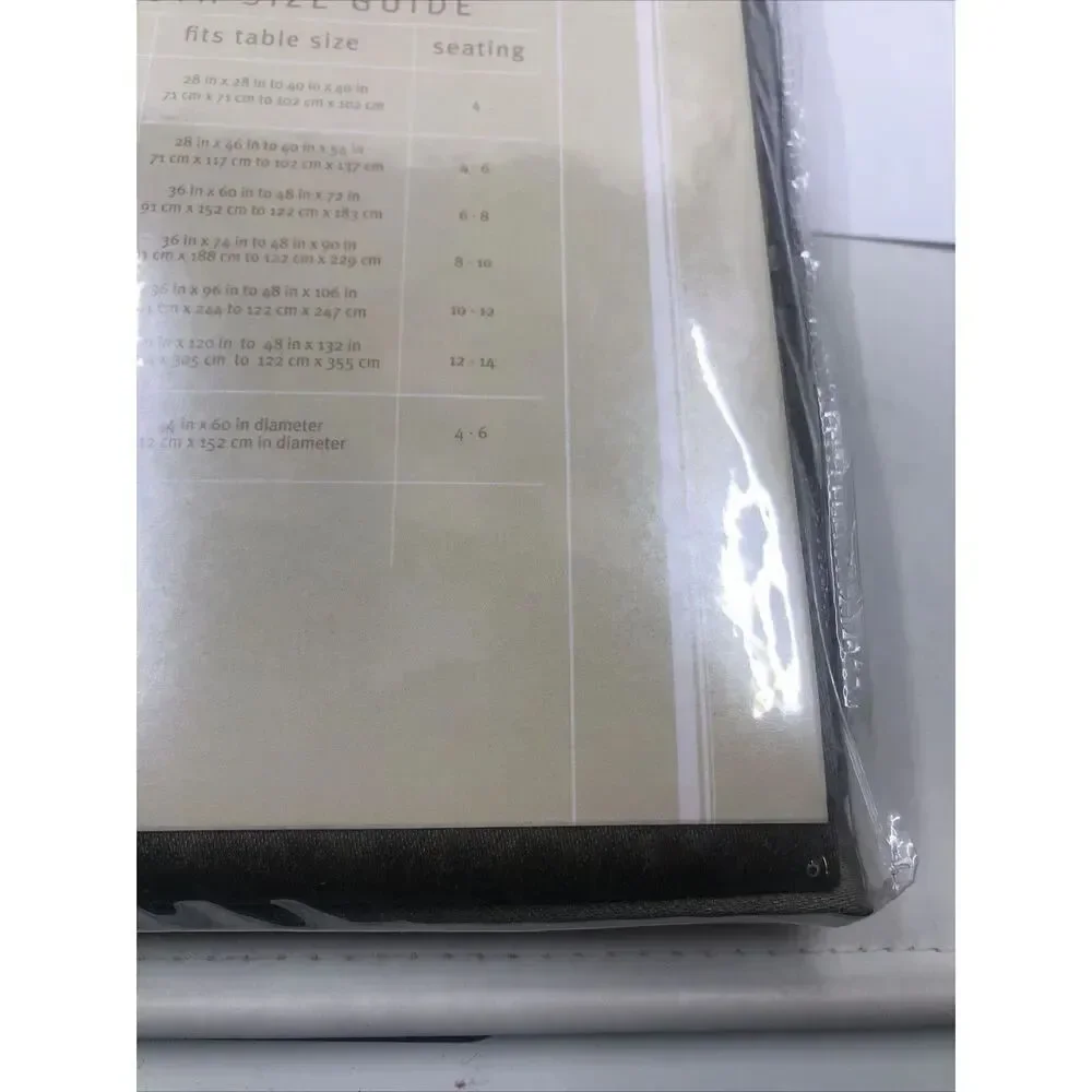 Melody Sage/Green Square Tablecloth 52”x52” VTG New